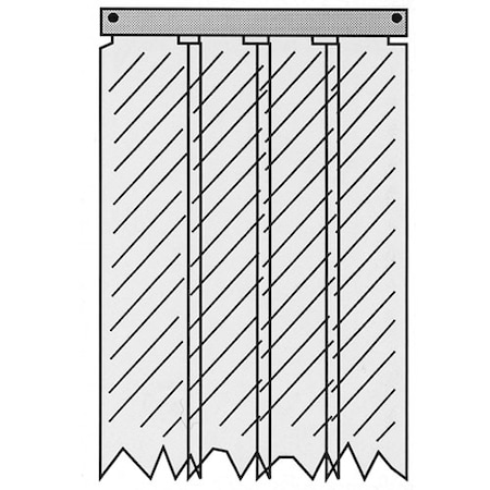 Kason ® - 401Sa6043184Strip Curtain, 31 X 84 For  - Part# 401Sa6043184 401SA6043184